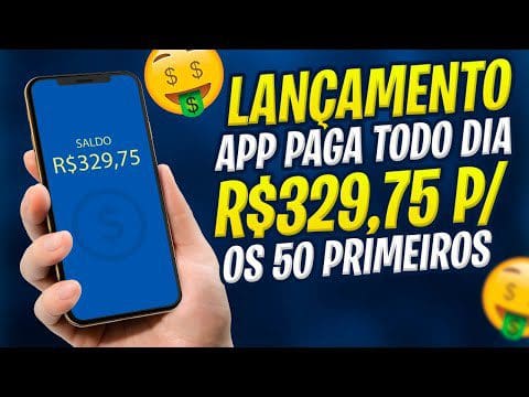 🔥LANÇAMENTO Aplicativo Pagando Todo Dia [PRESENTE R$329,75 ] Como Ganhar Dinheiro na Internet