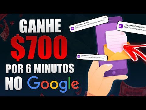 Ganhe $70.00 Por 6 Minutos no Google [NOVO TRUQUE do GOOGLE] Como Ganhar Dinheiro Online