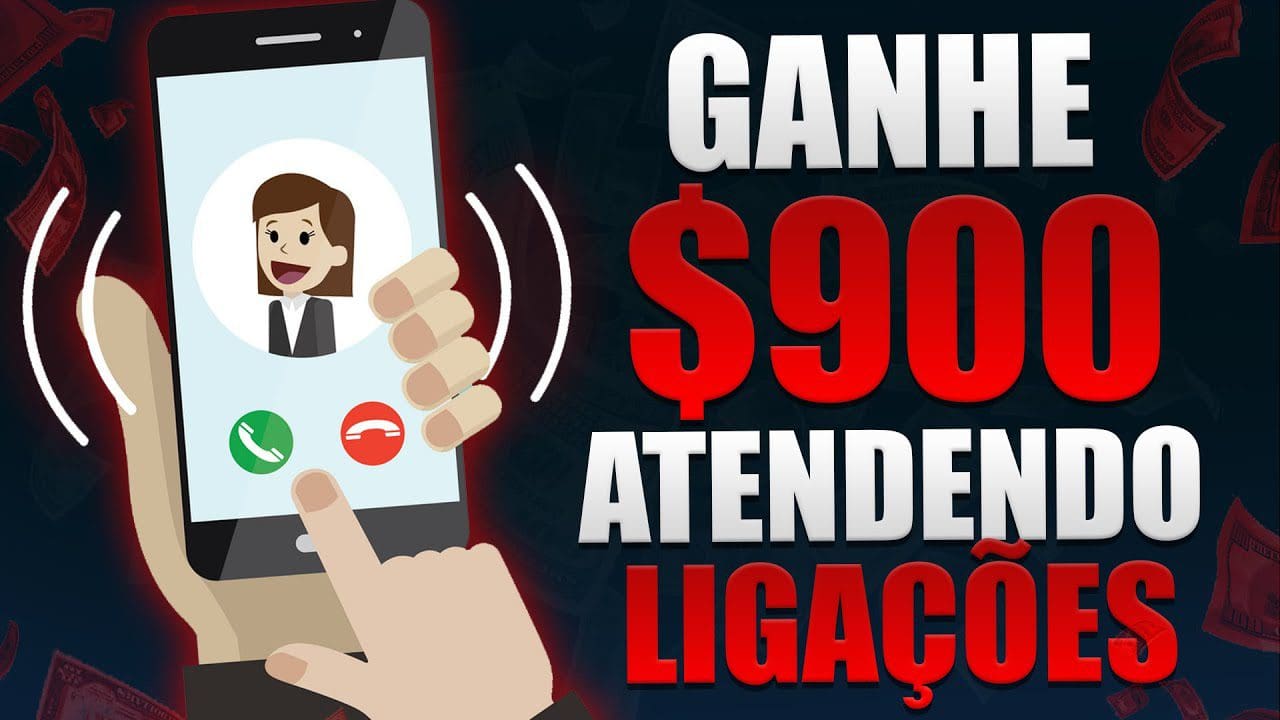 Receba até $90.00 Por Dia ATENDENDO LIGAÇÕES no CELULAR – Aplicativos que dão Dinheiro de Verdade