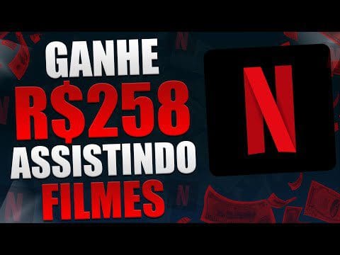 Receba $500.00 + $1.200 da Netflix para ASSISTIR FILMES [$28 Por Filme] Como ganhar dinheiro online