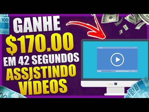 Ganhe $170.00 Por 42 Segundos no YouTube [RECEBA R$1.200 POR DIA] Como Ganhar Dinheiro Online