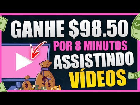 Ganhe $98.50 Por Cada 8 Minutos Assistindo Vídeos [PAGOU $500.00] Como Ganhar Dinheiro Online