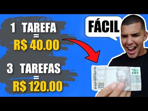 Como Ganhar + R$40 por poucos cliques (ganhar dinheiro na internet)