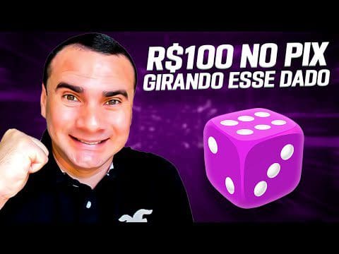 GIRE ESSE DADO PARA GANHAR R$100 POR DIA VIA PIX COMO GANHAR DINHEIRO NA INTERNET