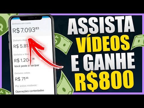 [Pagou $300] NOVO JOGO que GANHA DINHEIRO de VERDADE ASSISTINDO VÍDEOS – APP PARA GANHAR DINHEIRO