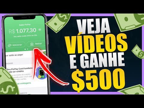 APP de JOGO que GANHA DINHEIRO ASSISTINDO VÍDEOS [PAGOU $400] APP PARA GANHAR DINHEIRO na INTERNET