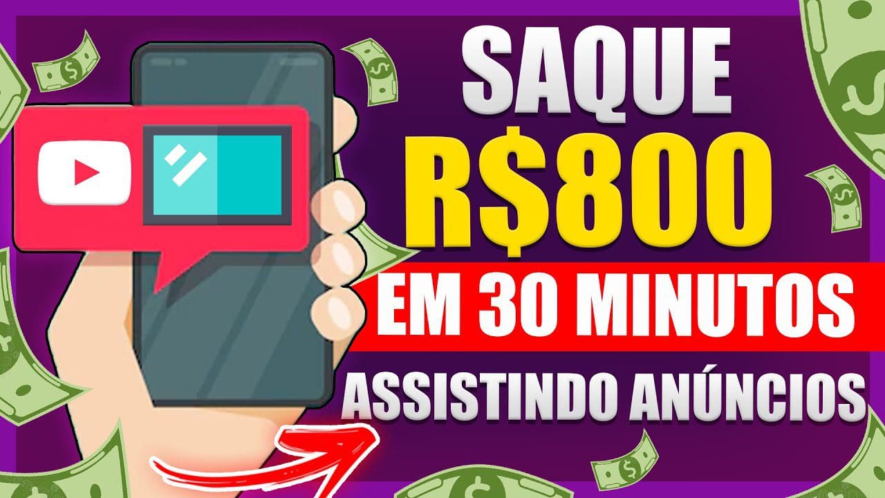 Ganhe $800 Por Dia em 30 Minutos ASSISTINDO ANÚNCIOS do YouTube – Como Ganhar Dinheiro na Internet