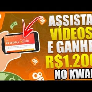 Ganhe $120.00 Por 7 Minutos Minutos no KWAI [ASSISTINDO VÍDEOS] Como Ganhar Dinheiro no Kwai