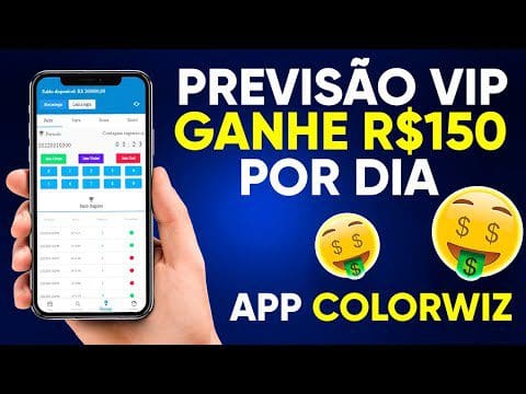 (APP COLORWIZ🟢🟣🔴) Como Ganhar R$150 a 250 por dia [SINAIS de GRUPO VIP] Ganhe Dinheiro na Internet