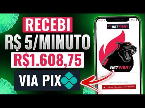 [APROVADO] APP SECRETO Pagou [R$1.608,75 em 5 MINUTOS no PIX] Ganhe Dinheiro na Internet #BETFIERY