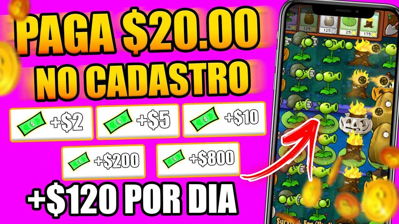 (APP PAGA $20.00 NO CADASTRO +$120 POR DIA) APP que GANHA DINHEIRO de VERDADE /como ganhar dinheiro