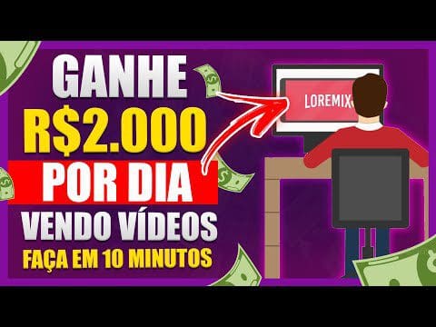 Ganhe $2.000 Por Dia do YouTube em APENAS 10 Minutos [PROVA de $113.000] Como Ganhar Dinheiro Online