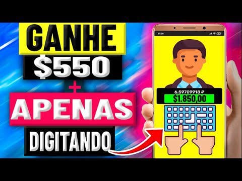 Ganhe $ 550,00 em 35 minutos apenas digitando online! (Faça dinheiro na internet)