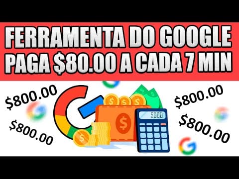 ESSA FERRAMENTA do GOOGLE FAZ VOCÊ GANHAR $80.00 A Cada 7 Minutos [PROVADO] Ganhar Dinheiro Online