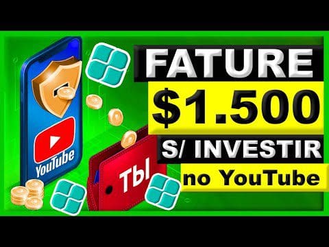 Como ganhar $ 1.500 por dia dinheiro no YouTube (Sem Gravar vídeos Sem Aparecer)