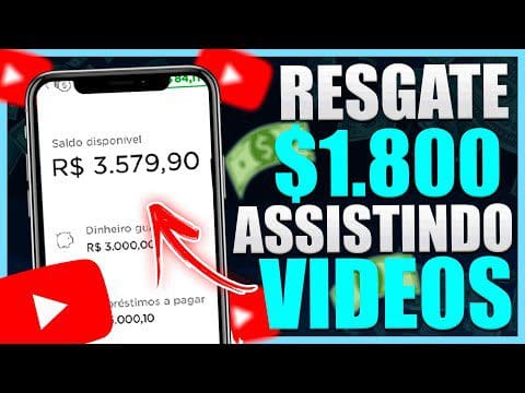 [RESGATE $1.800] Como Ganhar Dinheiro Assistindo Vídeos no YouTube✅ Como Ganhar Dinheiro na Internet