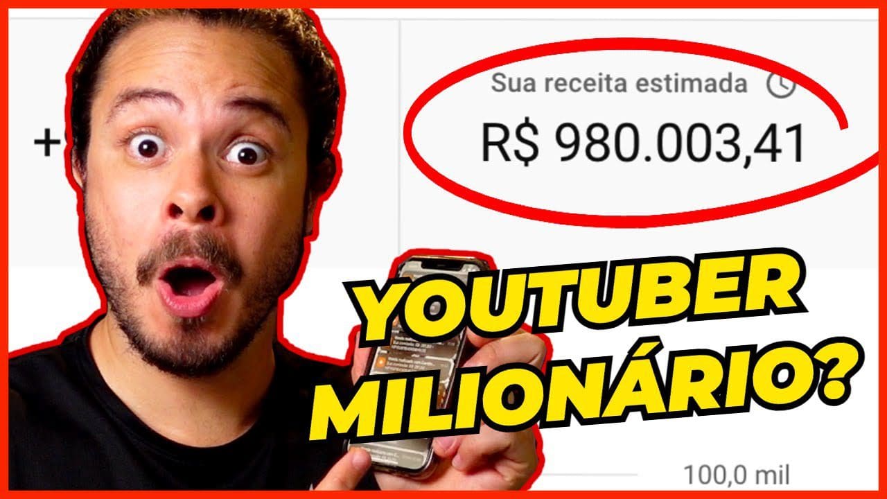 Ele já ganhou quase R$ 1 milhão só com o Adsense do YouTube!