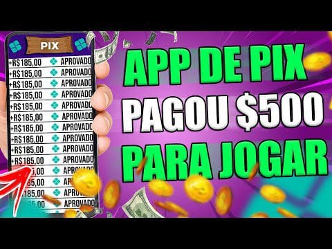 APP de PIX PAGA $500 Para Jogar [App que Ganha dinheiro de Verdade] Como Ganhar Dinheiro na Internet
