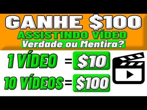 Ganhar Dinheiro Assistindo a Vídeos do YouTube [MENTIRA ou VERDADE?] $100 Por Hora