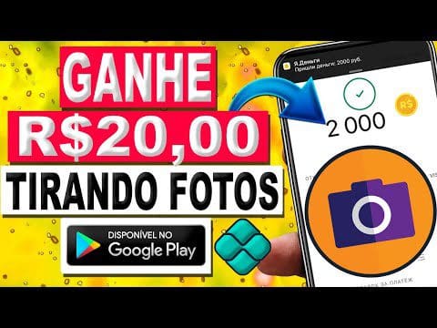 R$20,00 Como Ganhar Dinheiro na Internet Pelo Celular [Só Para Tirar Fotos] Ganhe Dinheiro Online