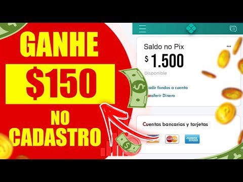 (APP PAGA $150 NO CADASTRO) APLICATIVO QUE GANHA DINHEIRO DE VERDADE NO PIX✅App Pagando no Cadastro