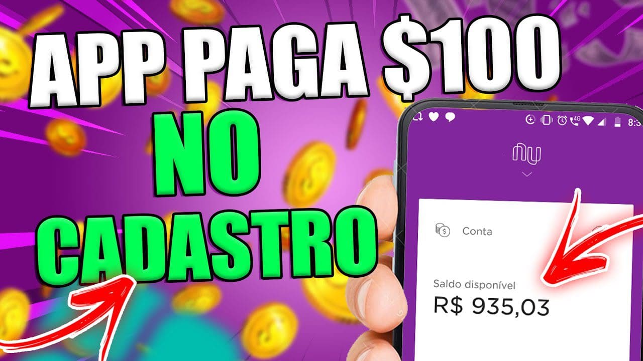 [PAGOU $100 NO CADASTRO] USE esse APP que GANHA DINHEIRO de VERDADE no CADASTRO/Como Ganhar Dinheiro