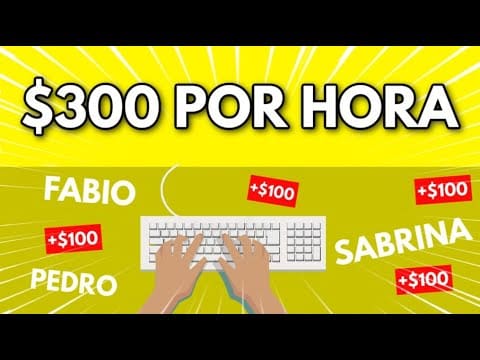 Ganhe $ 300 por hora para digitar palavras! COMPROVADO (ganhar dinheiro na internet)