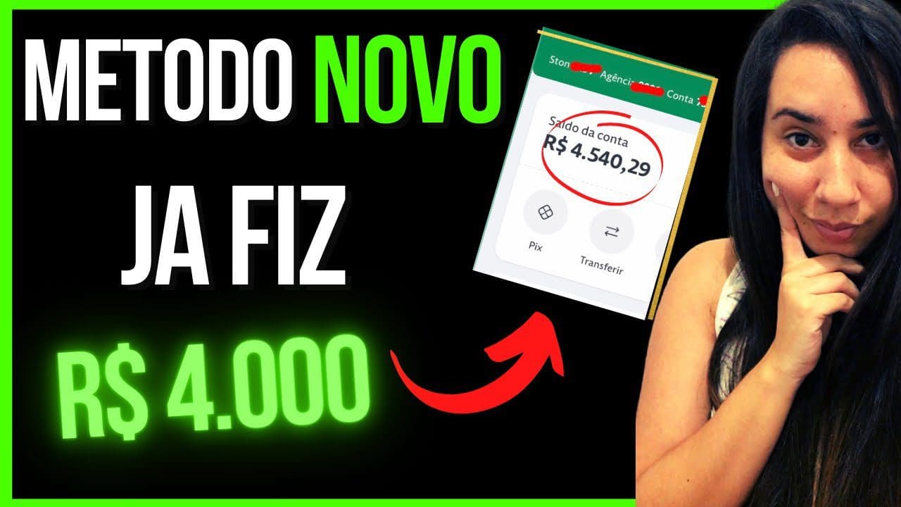 🤑Estratégia NOVA – já fiz R$ 4,000 comece hoje! Como ganhar dinheiro online