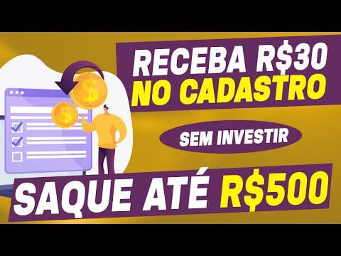 [RECEBA AGORA R$30] SAQUE até R$500,00 Grátis no seu PIX Como Ganhar Dinheiro na internet