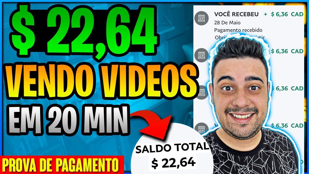 APP PAGOU $22,64 para ASSISTIR VIDEOS – Como Ganhar Dinheiro Assistindo Videos na Internet