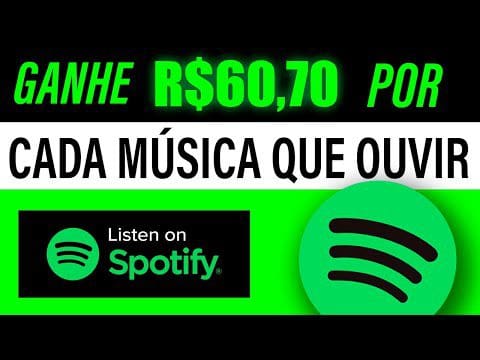 Ganhe $60,79 Para Cada Música que Você Ouvir no seu Celular (TRUQUE SECRETO) Ganhar Dinheiro Online