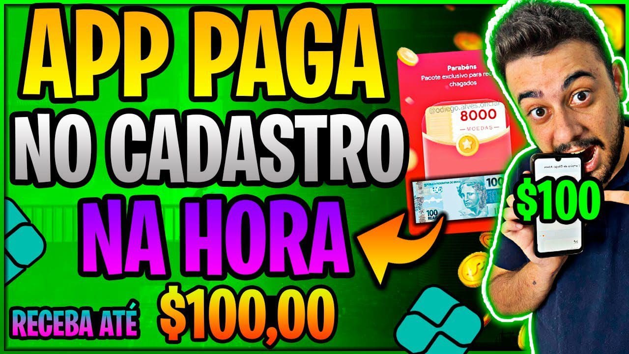 APP PAGANDO NO CADASTRO – APP TOP para GANHAR DINHEIRO Todo Dia fazendo uma coisa SIMPLES