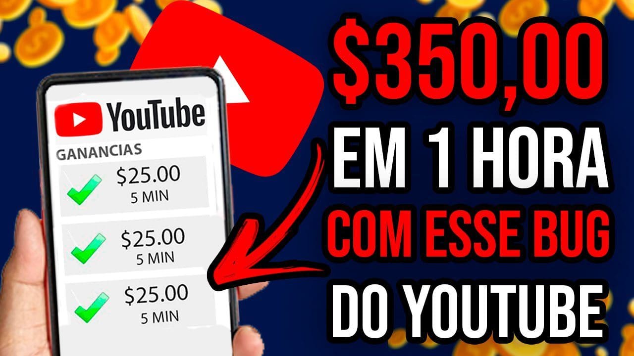 [GANHE $350.00] Como Ganhar Dinheiro Assistindo Vídeos no YouTube – Como Ganhar Dinheiro na Internet