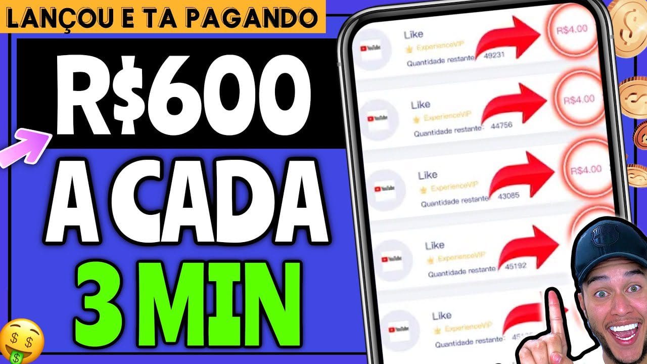 (NÃO É FAKE) SITE NOVO PAGA $600 A CADA 3 MINUTOS DIRETO NO PIX SEM PEGADINHA