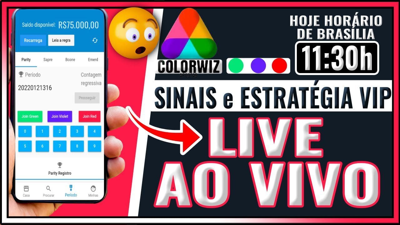 SINAIS VIP Aplicativo COLORWIZ (COMPROVADO🟢🟣🔴) Como Ganhar Dinheiro na Internet #LIVECOLORWIZ