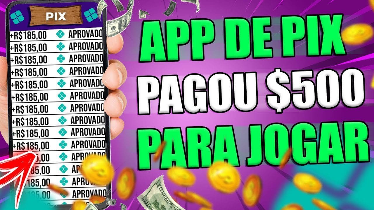 APP de PIX PAGA $500 Para Jogar [App que Ganha dinheiro de Verdade] Como Ganhar Dinheiro na Internet