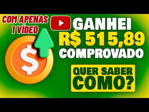 Ganhar Dinheiro Assistindo Vídeos [Ganhei R$ 515,89 COMPROVADO] no Automático (Quer Saber Como?)