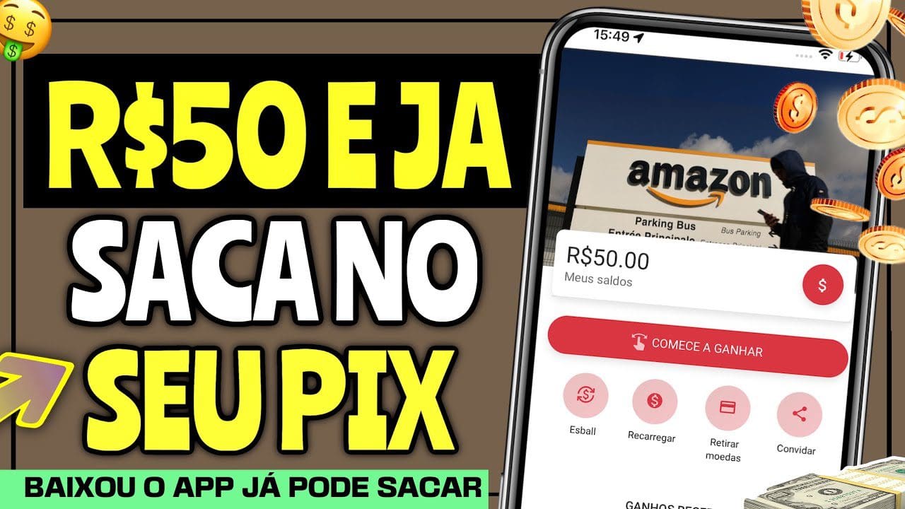 URGENTE! ACABOU DE LANÇAR APP DANDO R$50 NO CADASTRO E PODE SACAR (passo a passo para sacar)