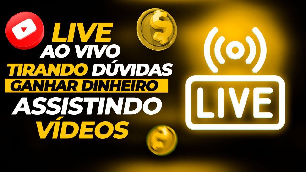 [#LIVE TIRANDO DÚVIDA] Ganhar Dinheiro Assistindo Vídeos (COMPROVADO)