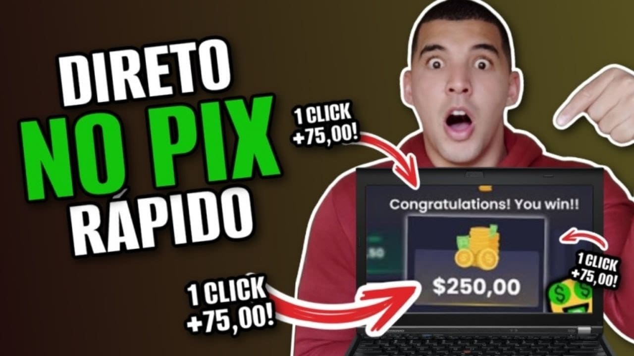 NOVO paga no PIX para clicar na internet Ganhe dinheiro [R$ 75,00 HOJE]