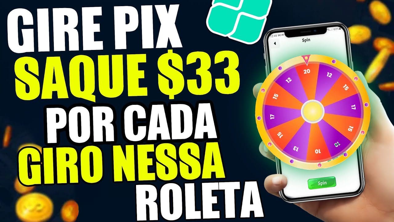 NOVA RODA DO PIX – GANHE R$33 PRA GIRAR E CAI NO PIX AUTOMÁTICO (girou sacou) INFINITA