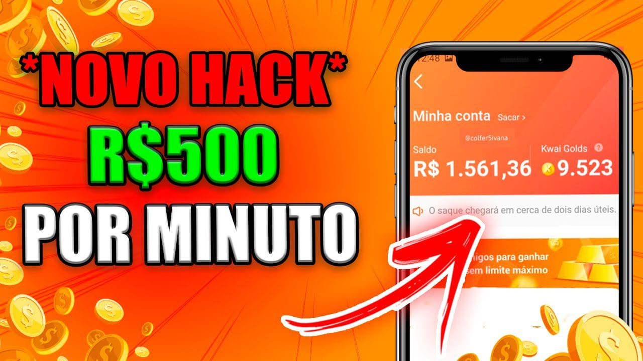 Como Ganhar R$680 Reais em 60 SEGUNDOS Assistindo Vídeos no Kwai 😱 Como Ganhar Dinheiro no Kwai