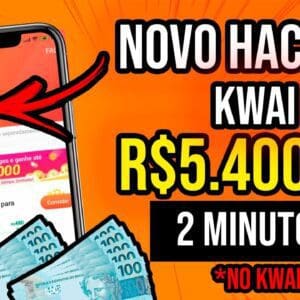 Como Ganhar R$680 Reais em 60 SEGUNDOS Assistindo Vídeos no Kwai 😱 Como Ganhar Dinheiro no Kwai