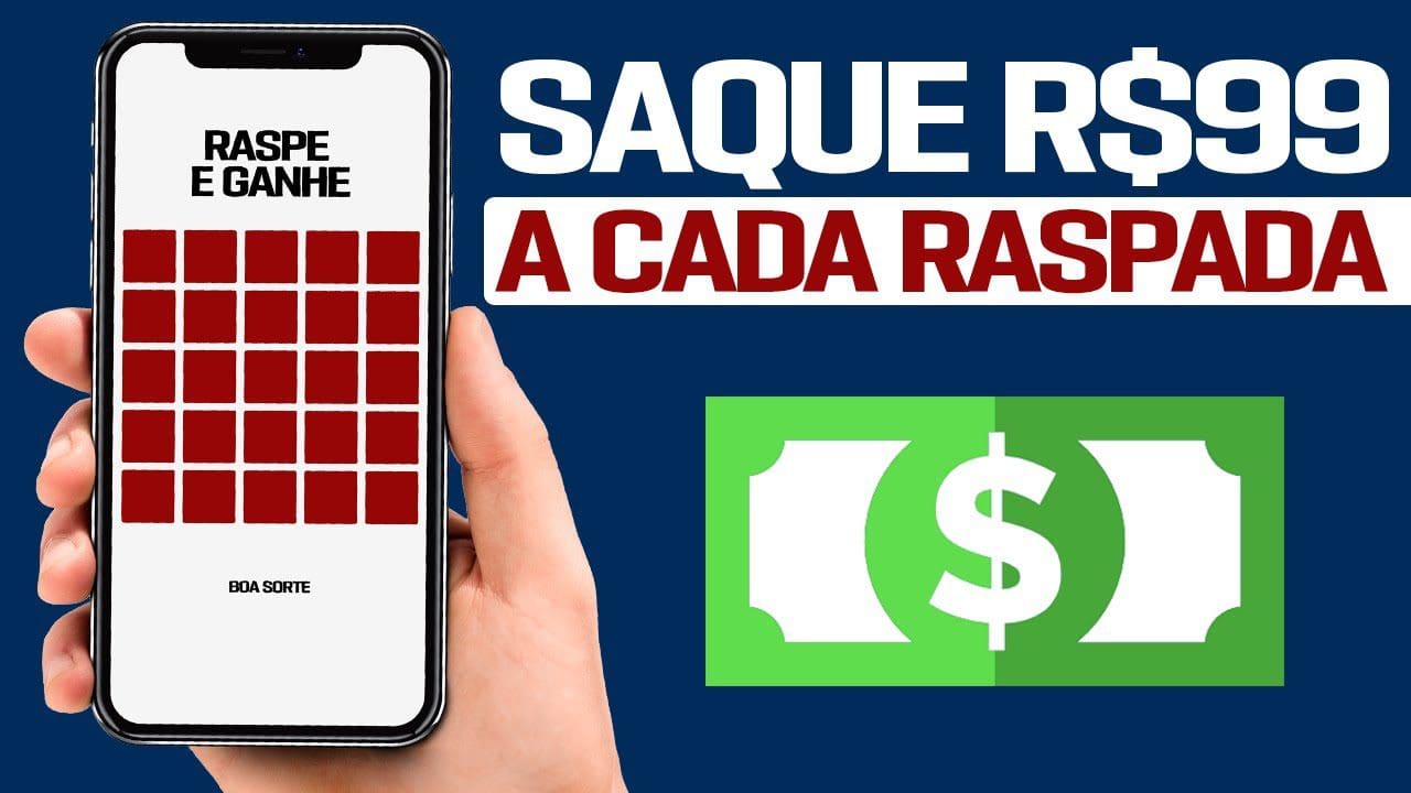 (PAGA NA HORA) Raspe e Ganhe R$99,00 LANÇOU NOVA RASPADINHA DO PIX