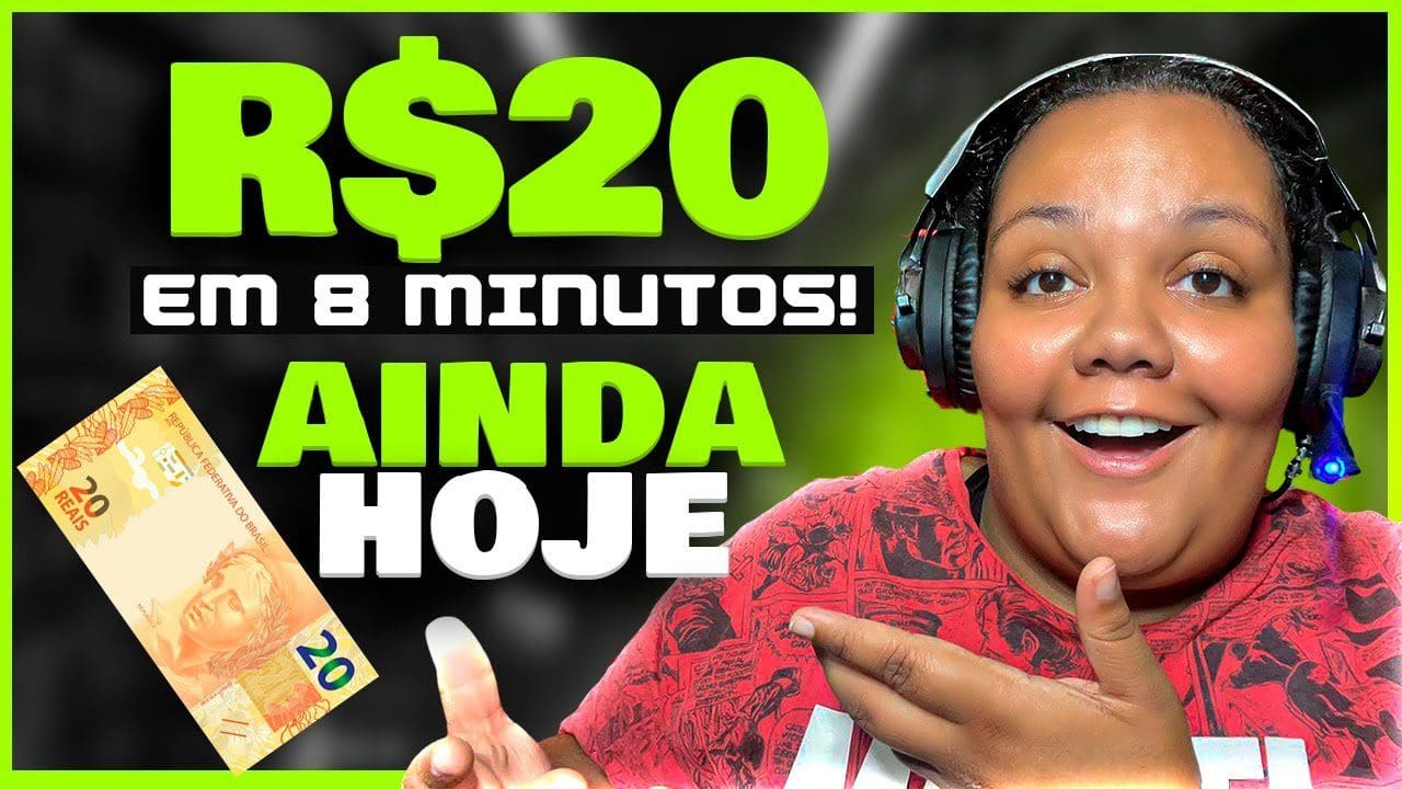 R$20 EM 8 MINUTOS! GANHAR DINHEIRO NA INTERNET AINDA HOJE