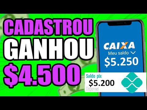 [CADASTROU GANHOU $200.00] Resgate até $4.500 na sua Conta do Banco/Como Ganhar Dinheiro na internet