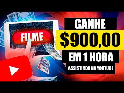 Ganhe $900,00 em 1 Hora Assistindo esse Filme do YouTube [PROVA DE PAGAMENTO] Ganhar Dinheiro Online