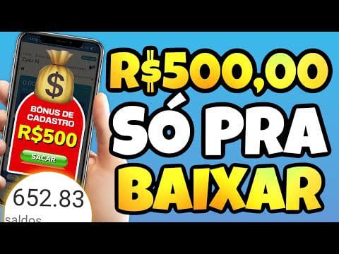 URGENTE! INSTALE ESSE APP E RECEBA R$500 POR UM CADASTRO DIRETO NO PIX