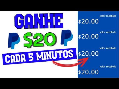 Ganhe $ 20 a cada 5 minutos no seu PayPal (Ganhe dinheiro do PayPal para iniciantes 2022)