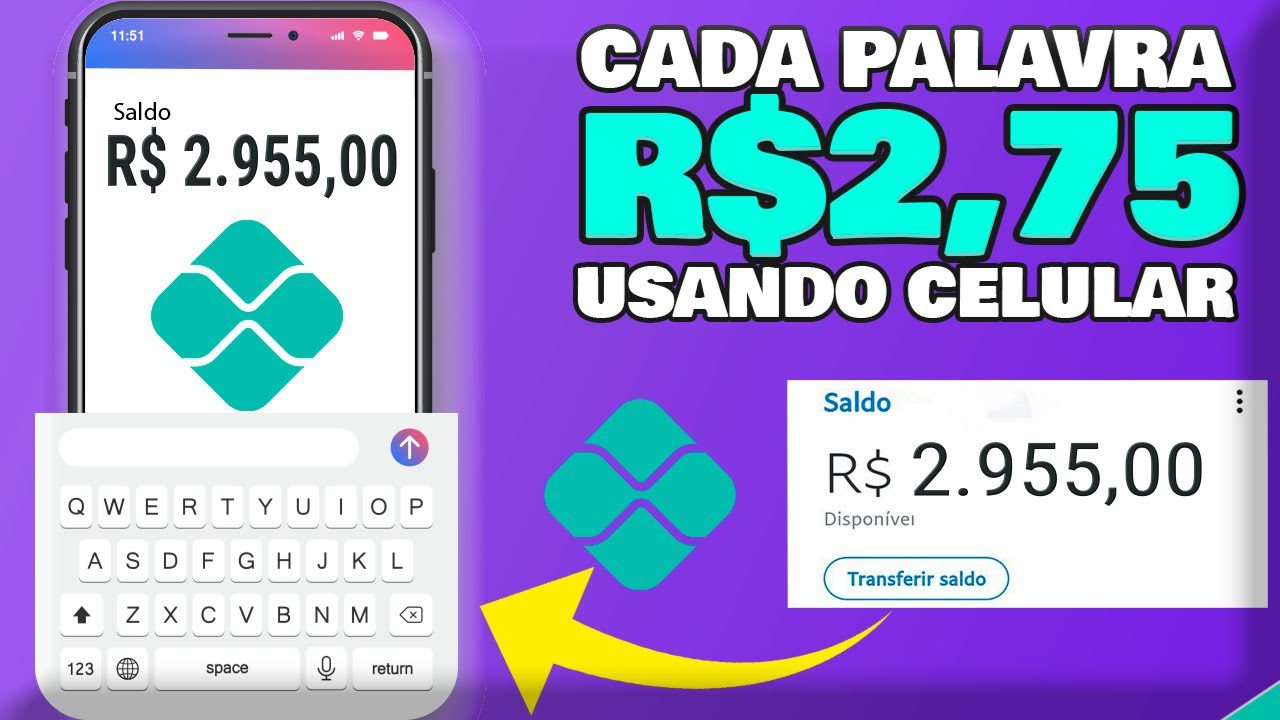 🆘Ganhe R$ 2.955 mil usando o teclado do celular – Como ganhar dinheiro na internet